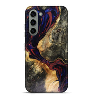 Galaxy S23 Plus Wood Live Edge Phone Case - Tristen (Red, 816159)