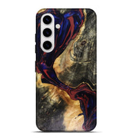 Galaxy S25 Plus Wood Live Edge Phone Case - Tristen (Red, 816159)