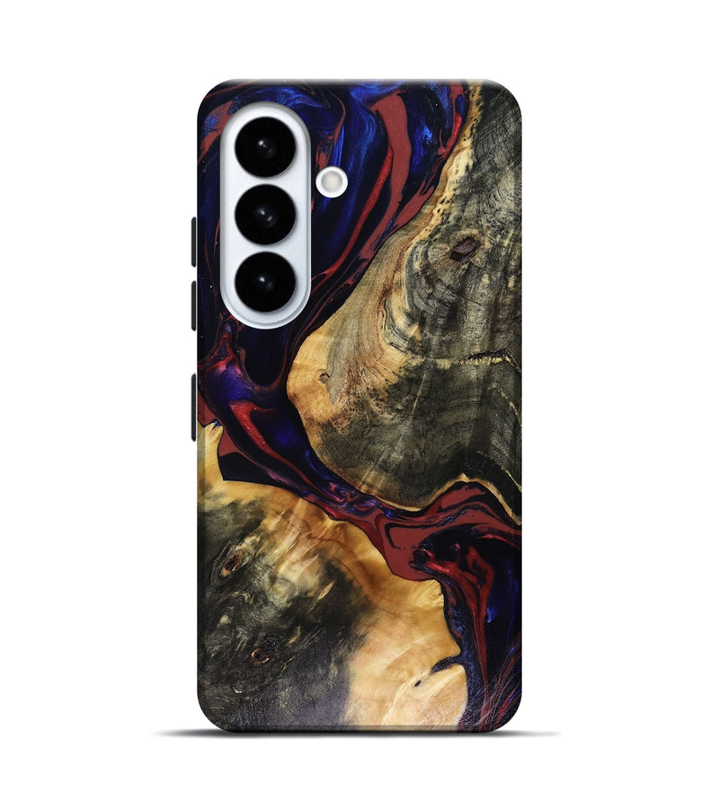 Galaxy S26 Wood Live Edge Phone Case - Tristen (Red, 816159)