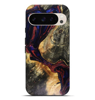 Pixel 9 Pro XL Wood Live Edge Phone Case - Tristen (Red, 816159)