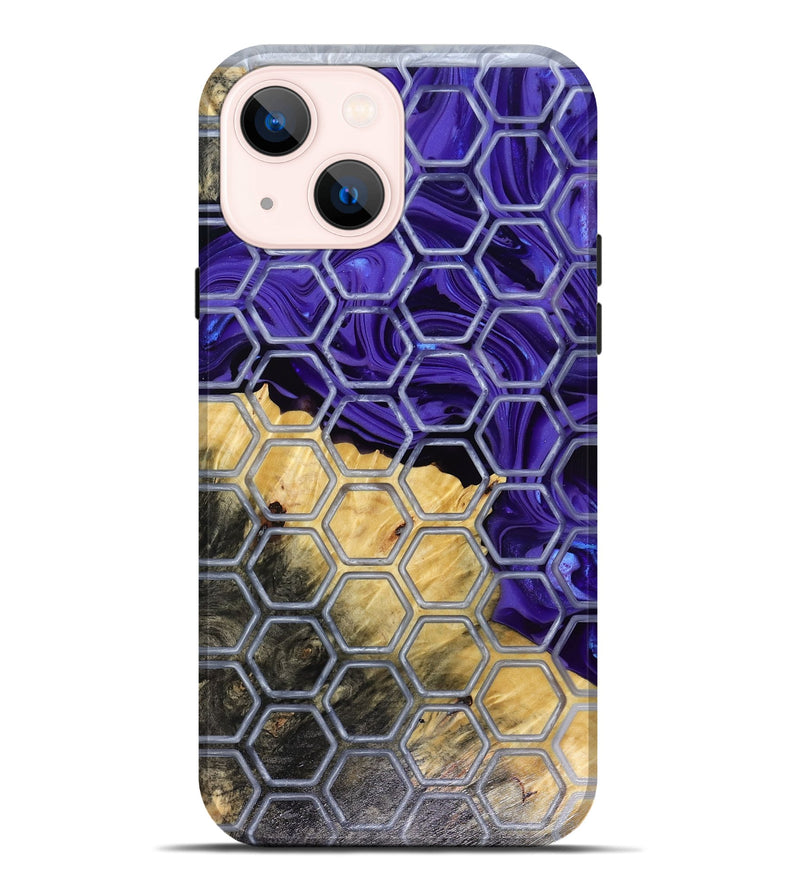 iPhone 14 Plus Wood Live Edge Phone Case - Grayson (Pattern, 816162)