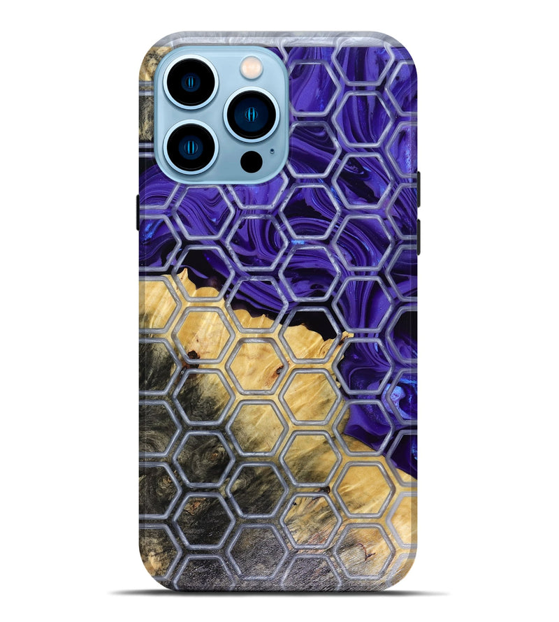 iPhone 14 Pro Max Wood Live Edge Phone Case - Grayson (Pattern, 816162)