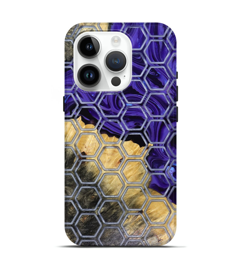 iPhone 15 Pro Wood Live Edge Phone Case - Grayson (Pattern, 816162)