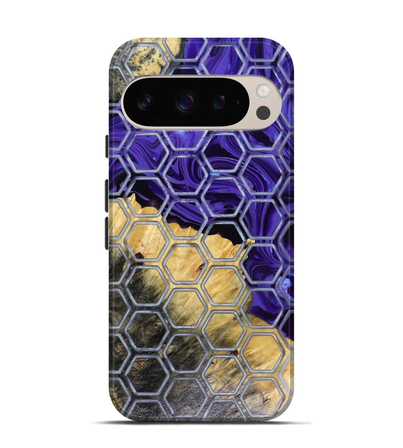 Pixel 9 Wood Live Edge Phone Case - Grayson (Pattern, 816162)