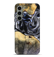 Galaxy S23 Plus Wood Live Edge Phone Case - Orpha (Black & White, 816165)