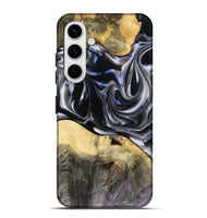 Galaxy S25 Plus Wood Live Edge Phone Case - Orpha (Black & White, 816165)