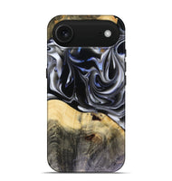 iPhone 17 Air Wood Live Edge Phone Case - Orpha (Black & White, 816165)