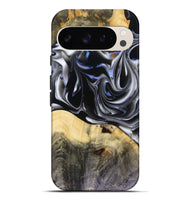 Pixel 9 Pro XL Wood Live Edge Phone Case - Orpha (Black & White, 816165)