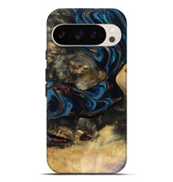 Pixel 10 Pro XL Wood Live Edge Phone Case - Durward (Teal & Gold, 816166)