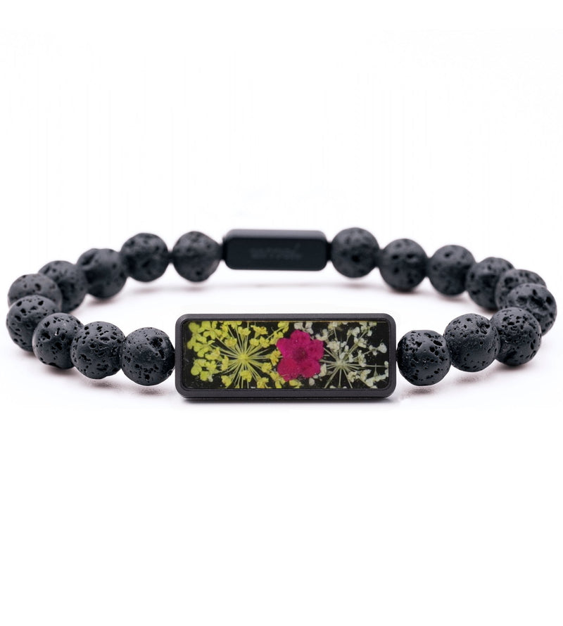 Lava Bead ResinArt Bracelet - Lena (Bloom, 816184)