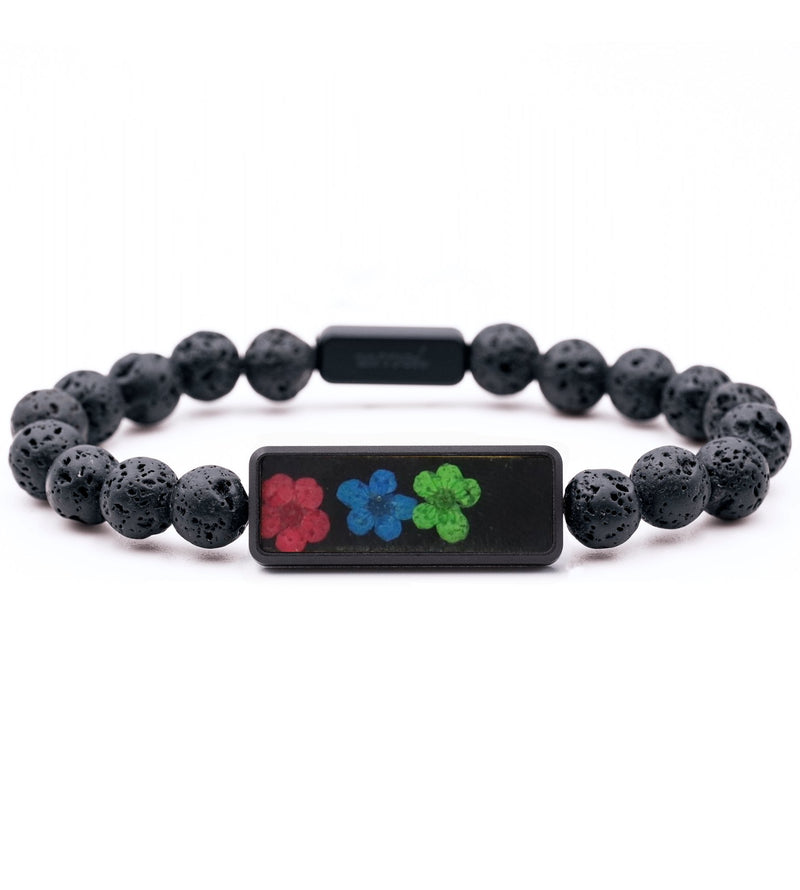 Lava Bead ResinArt Bracelet - Skyler (Bloom, 816206)