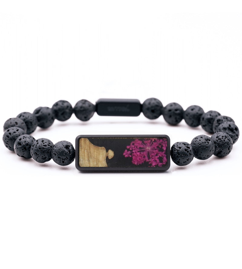 Lava Bead Wood Bracelet - Phoenix (Bloom, 816217)