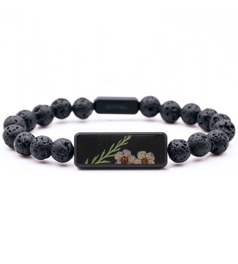 Lava Bead ResinArt Bracelet - Owen (Bloom, 816218)