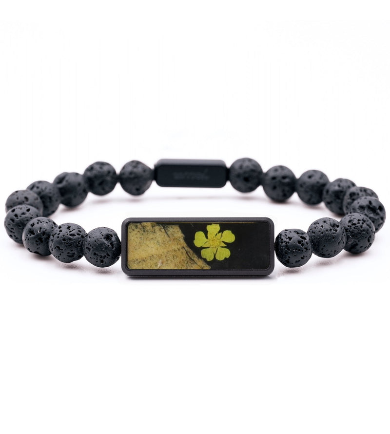 Lava Bead Wood Bracelet - Maddox (Bloom, 816223)