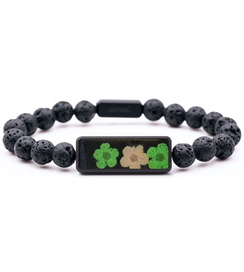 Lava Bead ResinArt Bracelet - Demetrius (Bloom, 816229)