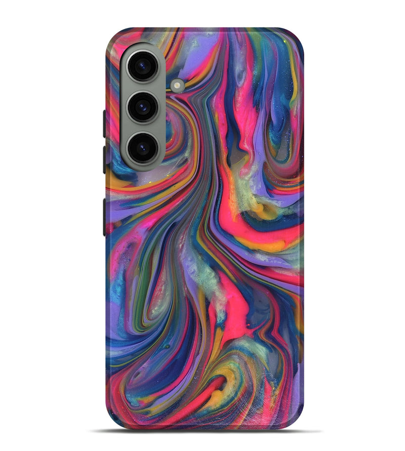 Galaxy S24 Plus ResinArt Live Edge Phone Case - Missy (Neon, 816239)