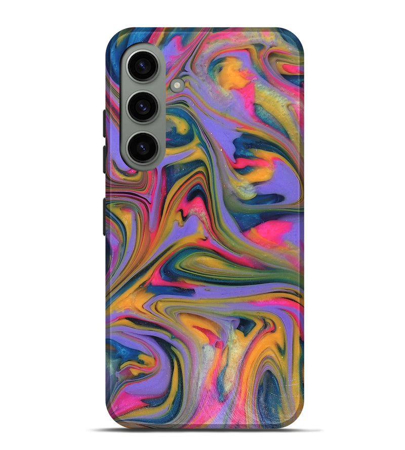 Galaxy S24 Plus ResinArt Live Edge Phone Case - Kailee (Neon, 816241)