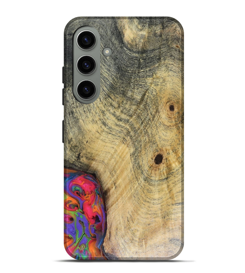 Galaxy S24 Plus Wood Live Edge Phone Case - Aries (Neon, 816244)