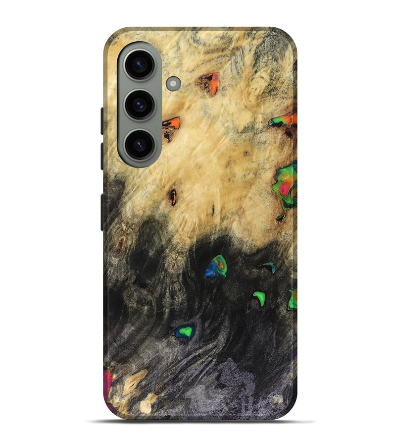 Galaxy S24 Plus Wood Live Edge Phone Case - Elisa (Neon, 816247)
