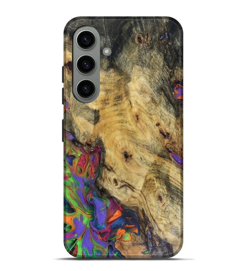 Galaxy S24 Plus Wood Live Edge Phone Case - Brenton (Neon, 816248)