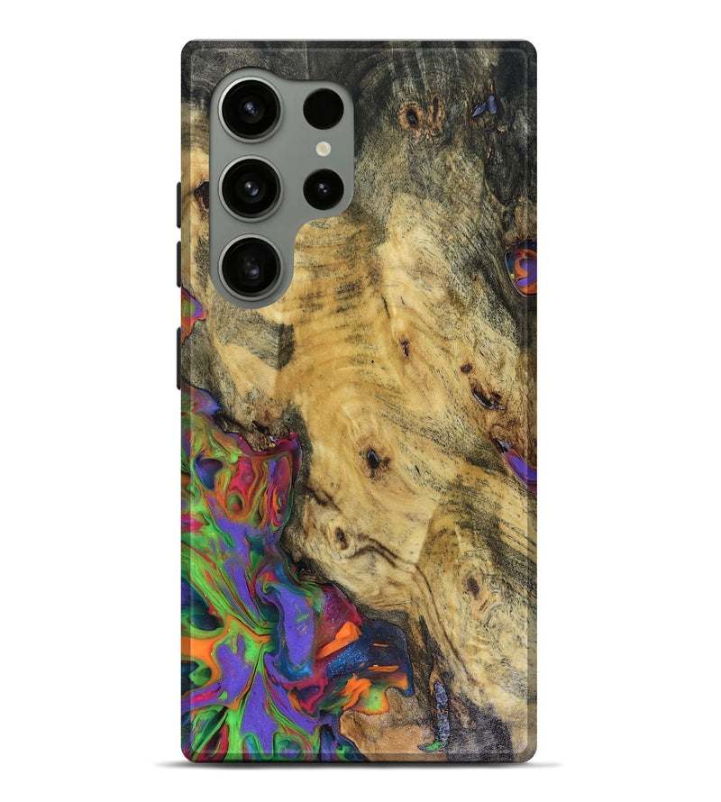 Galaxy S24 Ultra Wood Live Edge Phone Case - Brenton (Neon, 816248)