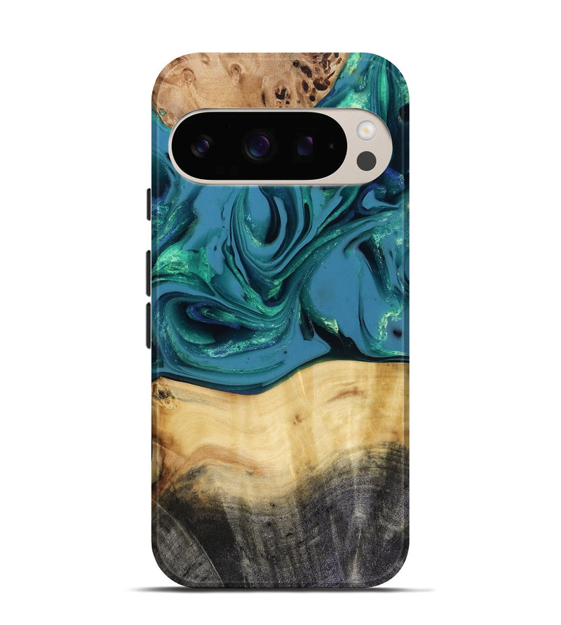 Pixel 10 Wood Live Edge Phone Case - Katlynn (Green, 816249)