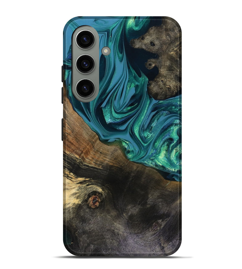 Galaxy S24 Plus Wood Live Edge Phone Case - Lavon (Green, 816265)