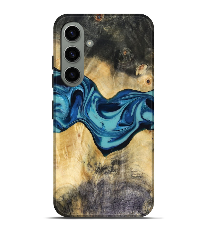 Galaxy S24 Plus Wood Live Edge Phone Case - Asa (Blue, 816270)