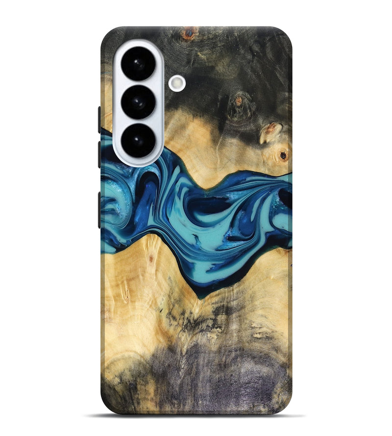 Galaxy S26 Plus Wood Live Edge Phone Case - Asa (Blue, 816270)