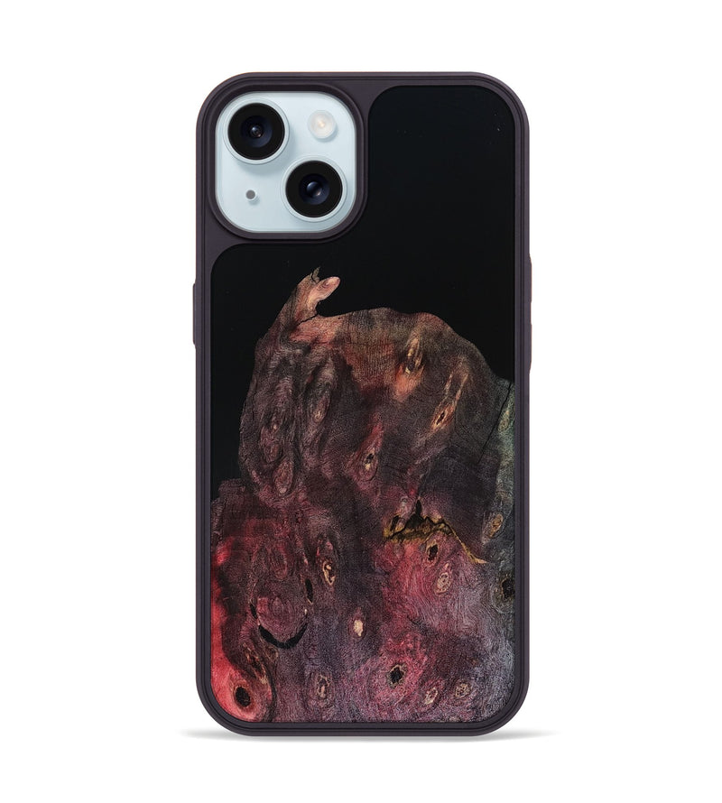 iPhone 15 Wood Phone Case - Mario (Wood Burl, 816272)