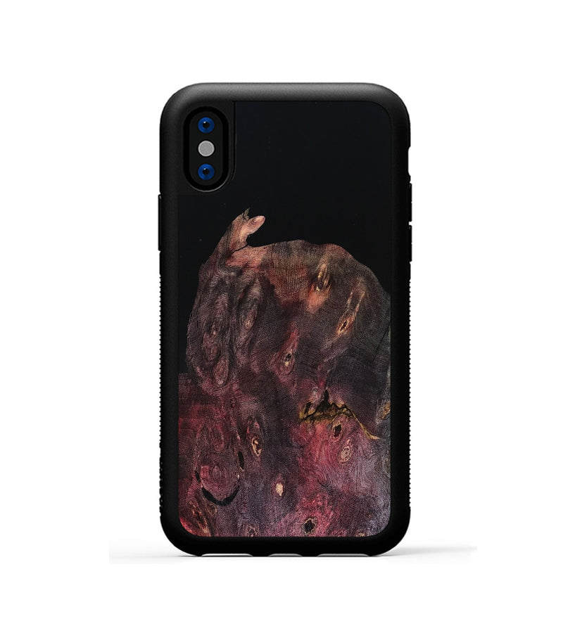iPhone Xs Wood Phone Case - Mario (Wood Burl, 816272)