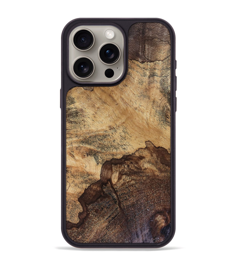 iPhone 15 Pro Max Wood Phone Case - Michell (Wood Burl, 816275)