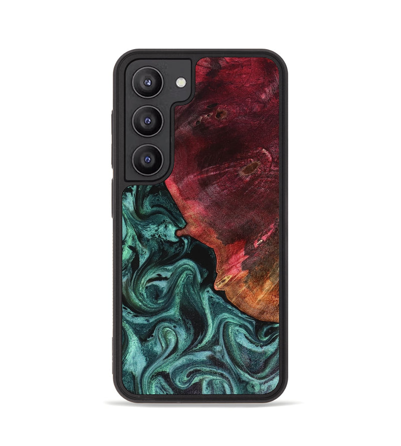 Galaxy S23 Wood Phone Case - Dinah (Green, 816282)