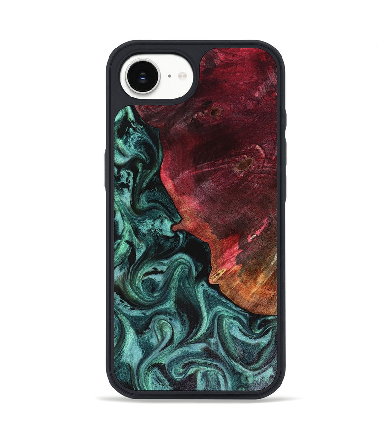 iPhone 16e Wood Phone Case - Dinah (Green, 816282)