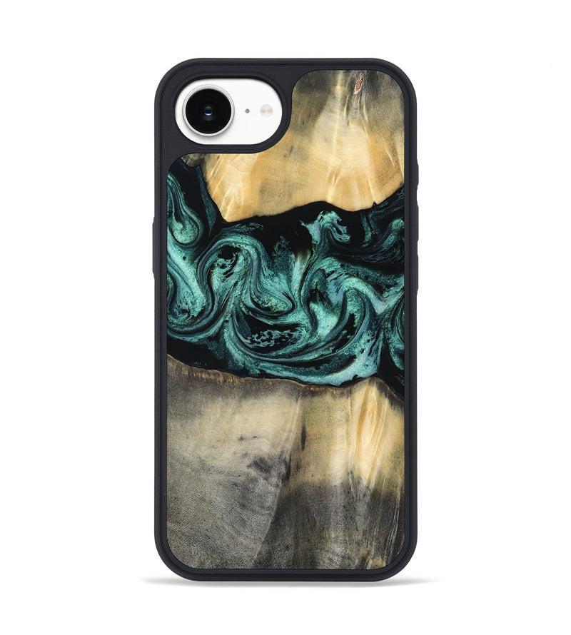 iPhone 17e Wood Phone Case - Dara (Green, 816286)