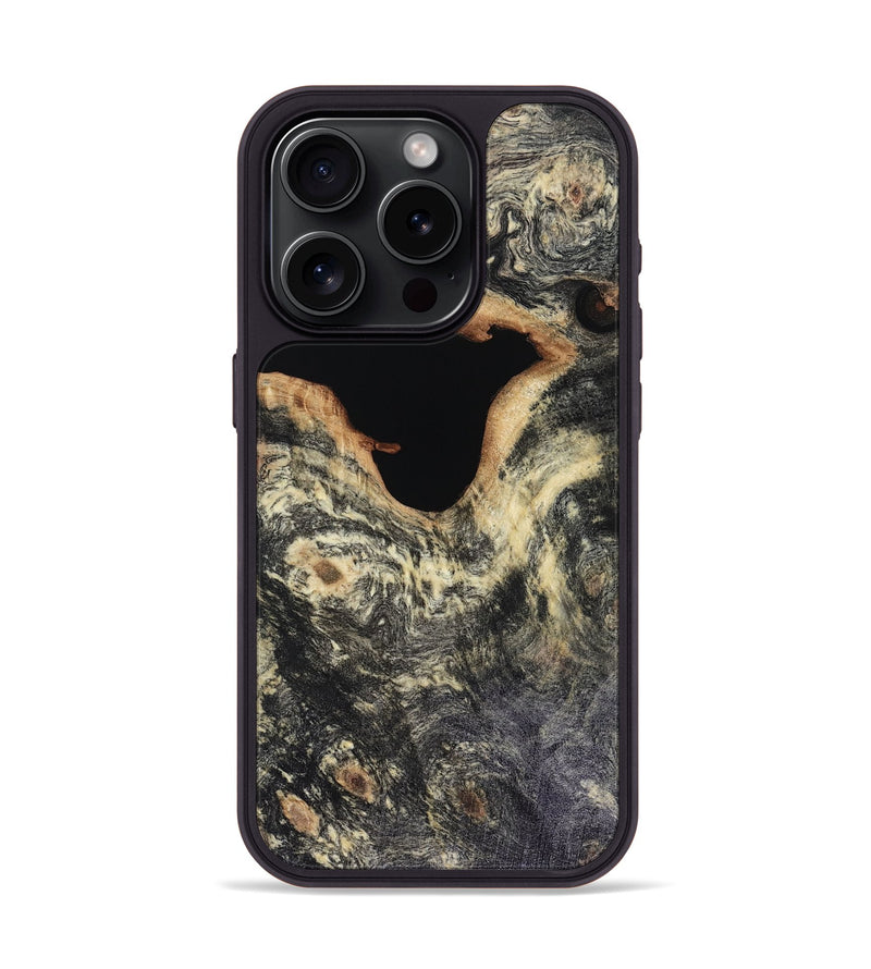 iPhone 15 Pro Wood Phone Case - Dorian (Wood Burl, 816297)