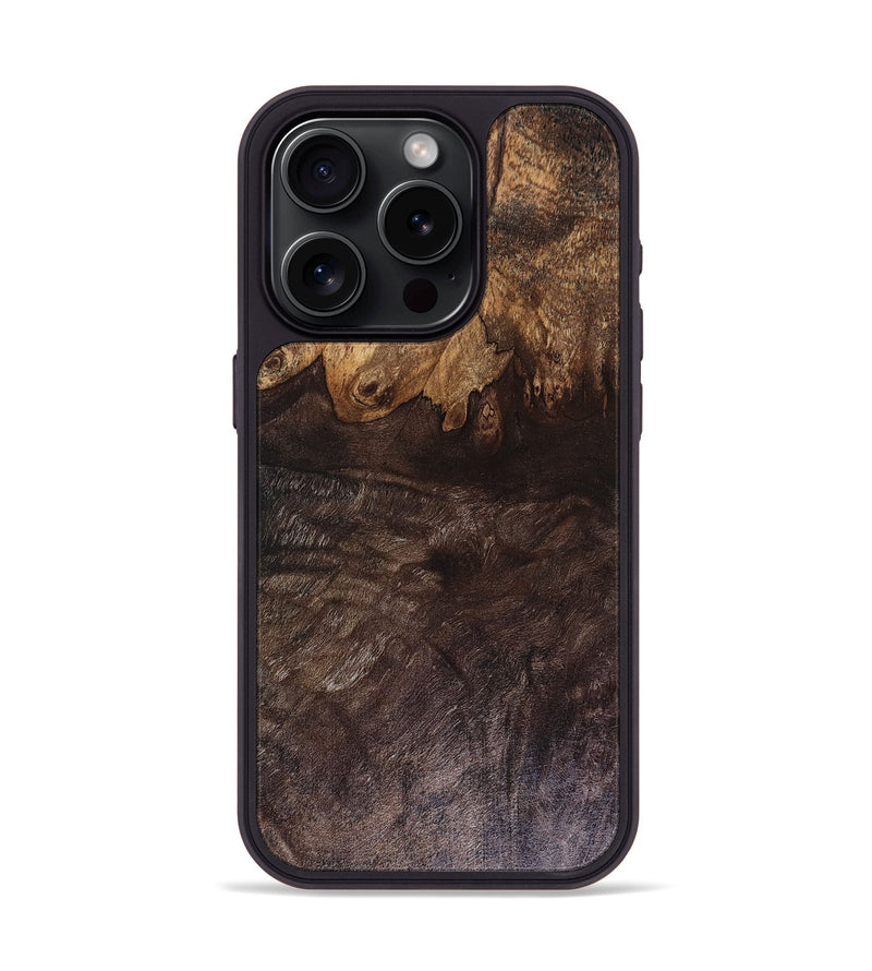 iPhone 15 Pro Wood Phone Case - Reina (Wood Burl, 816302)