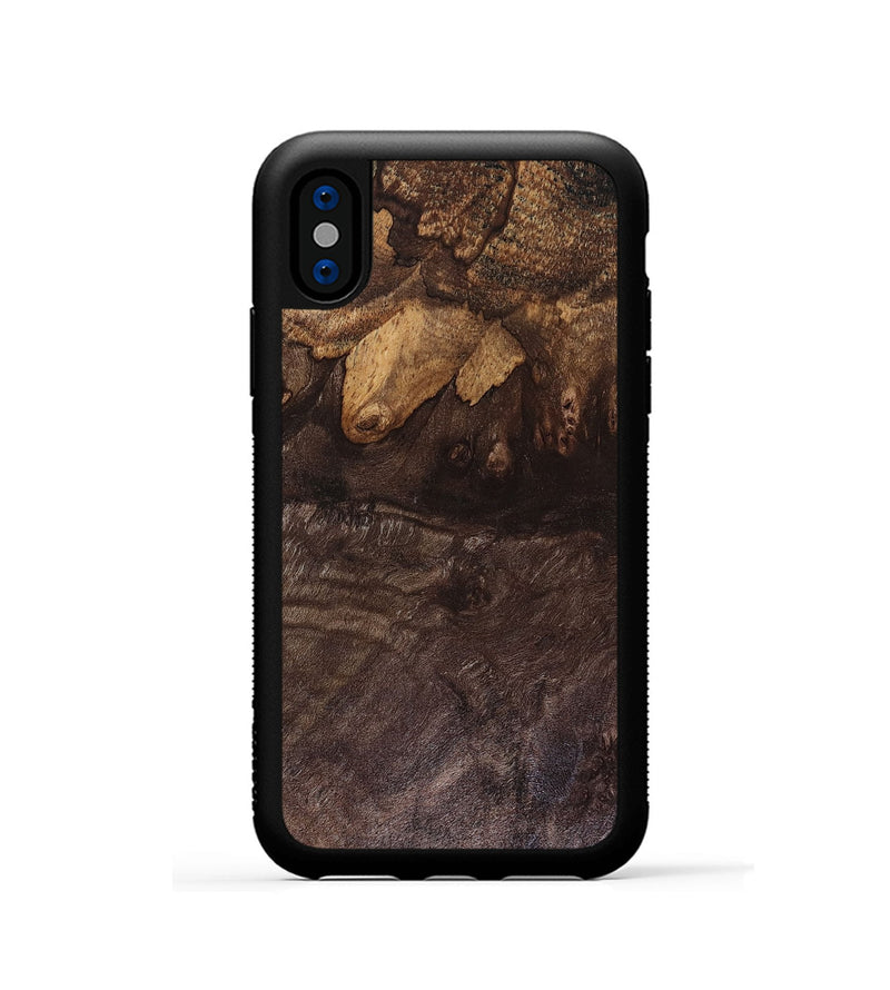 iPhone Xs Wood Phone Case - Bodie (Wood Burl, 816303)