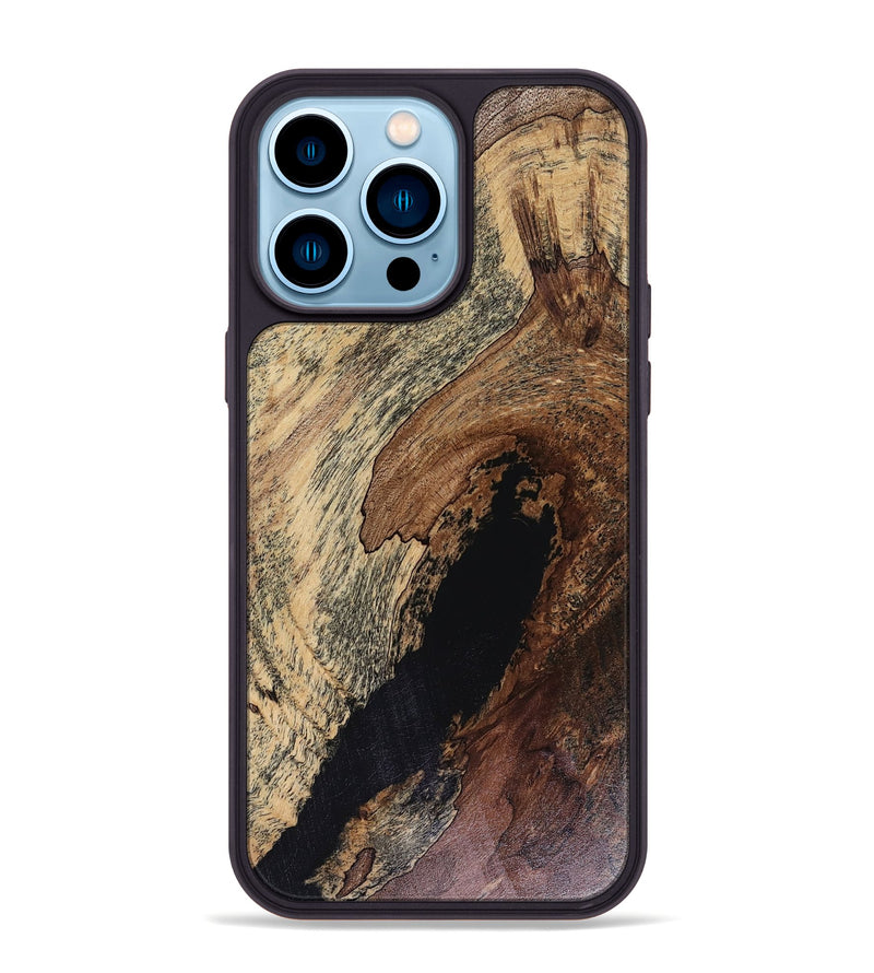 iPhone 14 Pro Max Wood Phone Case - Tera (Wood Burl, 816305)