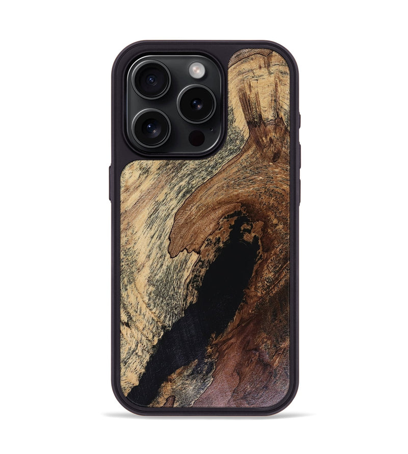 iPhone 15 Pro Wood Phone Case - Tera (Wood Burl, 816305)