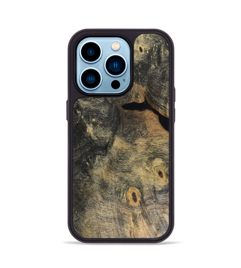 iPhone 14 Pro Wood Phone Case - Shaun (Wood Burl, 816308)