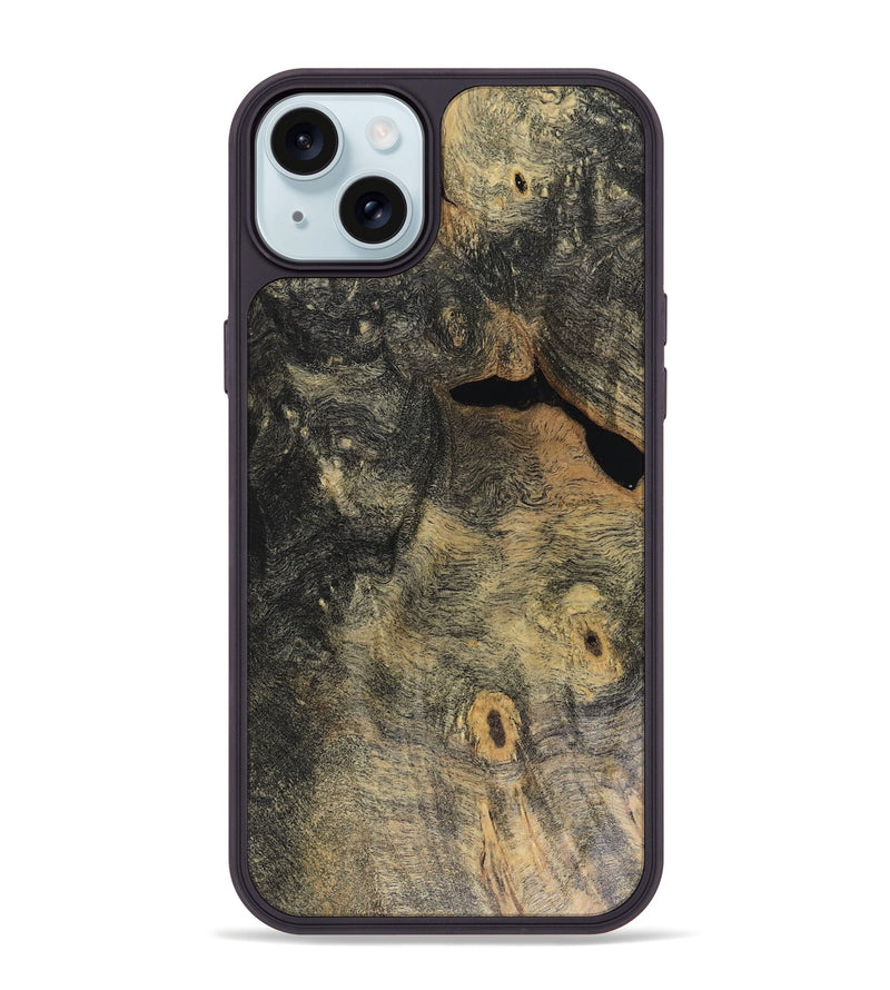 iPhone 15 Plus Wood Phone Case - Shaun (Wood Burl, 816308)