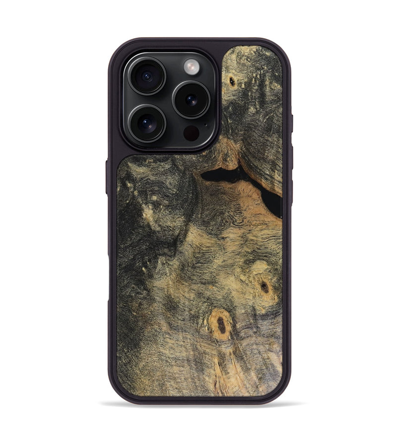 iPhone 16 Pro Wood Phone Case - Shaun (Wood Burl, 816308)
