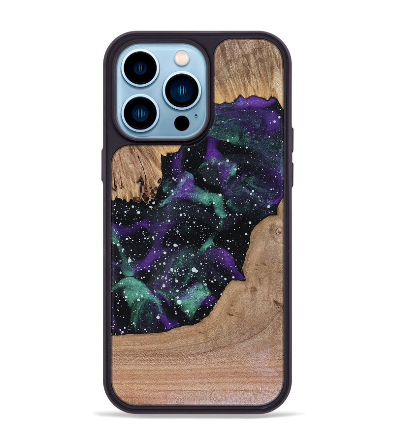 iPhone 14 Pro Max Wood Phone Case - Justina (Cosmos, 816321)