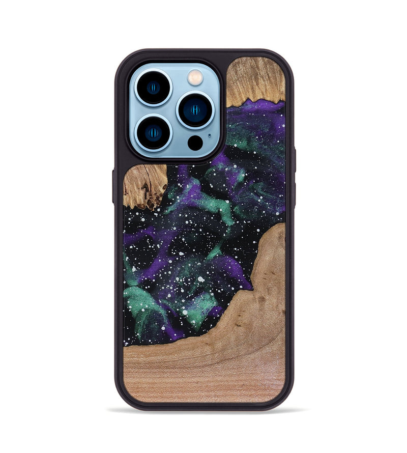 iPhone 14 Pro Wood Phone Case - Justina (Cosmos, 816321)