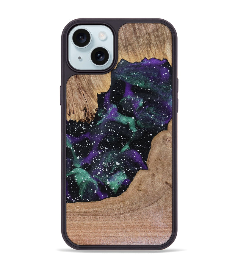iPhone 15 Plus Wood Phone Case - Justina (Cosmos, 816321)