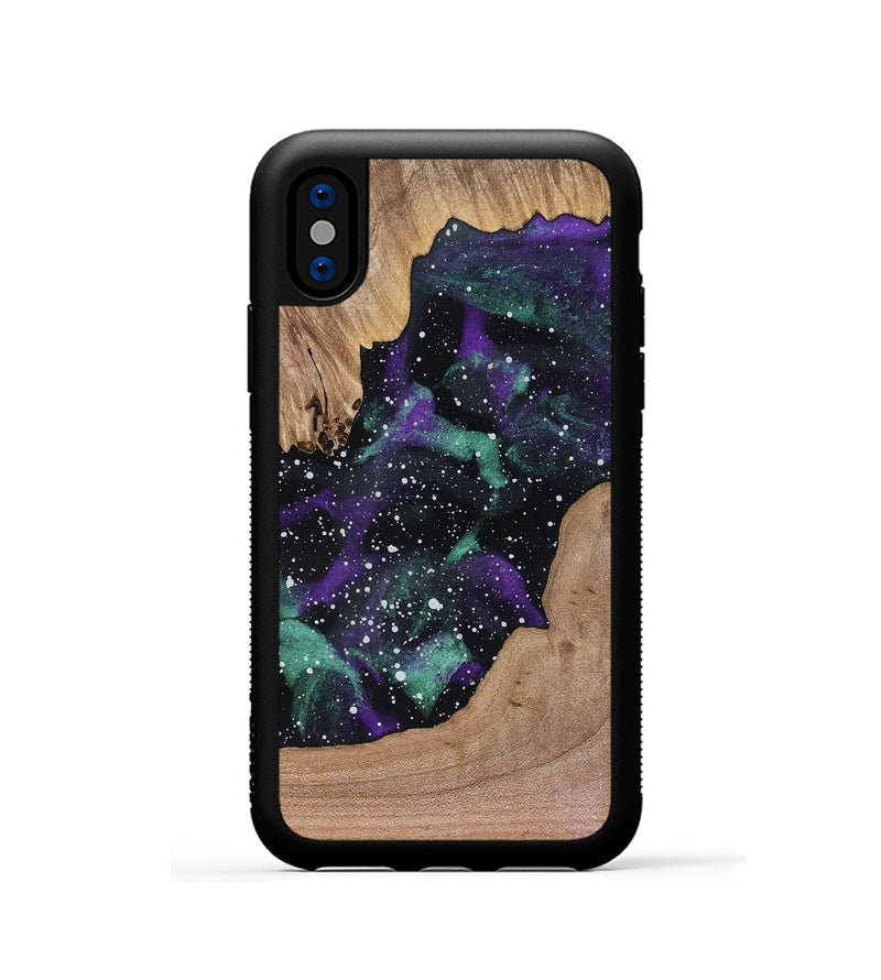 iPhone Xs Wood Phone Case - Justina (Cosmos, 816321)