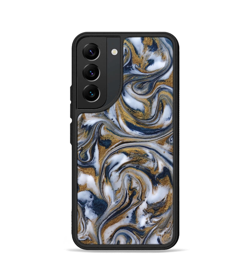 Galaxy S22 ResinArt Phone Case - Dale (Teal & Gold, 816364)