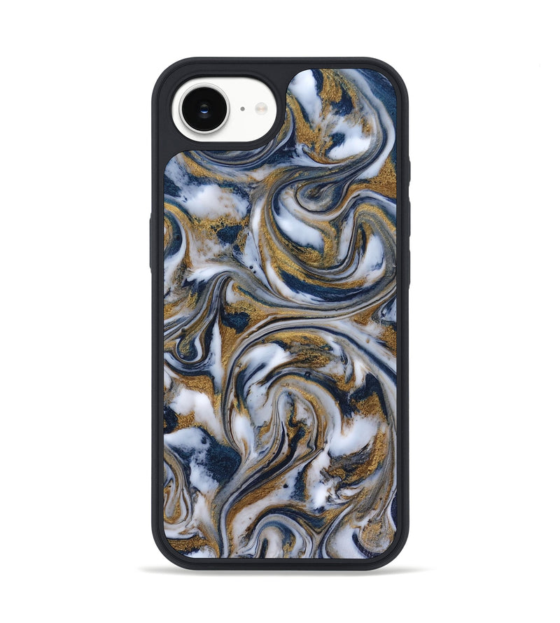 iPhone 17e ResinArt Phone Case - Dale (Teal & Gold, 816364)