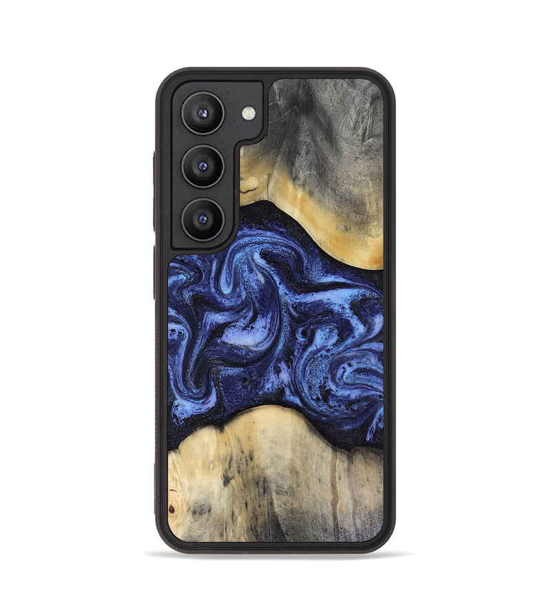 Galaxy S23 Wood Phone Case - Jeannie (Blue, 816366)
